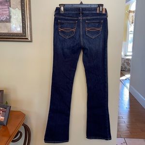 Like new Abercrombie and Fitch boot cut jeans, size 0 short, W 25 L 31